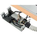 Kindermann 7446 000 020 Kabelgehäuse Tisch/Bank Aluminium (7446000020)