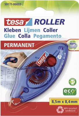 tesa® Roller Kleben Permanent ecoLogo® Einwegroller (59171-02-03)