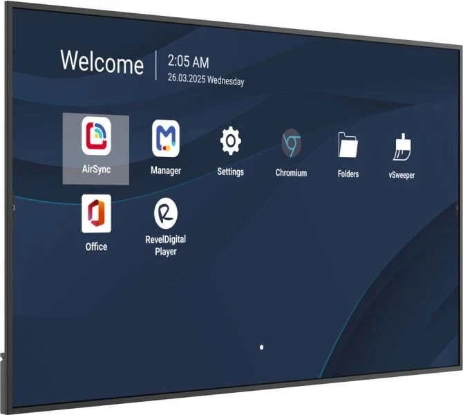 ViewSonic CDE8614-2C 86" 4K UHD Signage-Display Schwarz