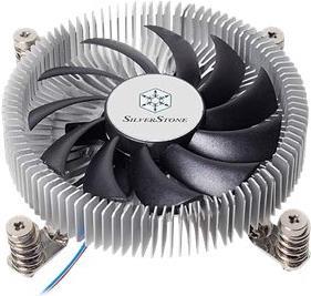 Silverstone Nitrogon NT07-115X Low Profile Prozessor-Luftkühler Schwarz, Metallisch