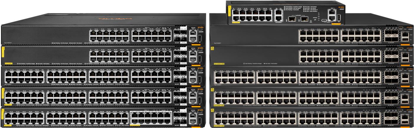 Hewlett Packard Enterprise Aruba 6200F 12G Class4 PoE 2G/2SFP+ 139W Managed L3 Gigabit Ethernet (10/100/1000) Power over Ethernet (PoE) 1U (R8Q72A#ABB)