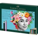 FABER-CASTELL Polychromos & Pitt Graphite Matt Malset farbsortiert, 23 St. (210052)