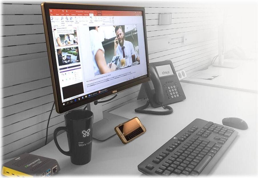 NComputing RX-series RX420 (IGEL) Thin Client BCM2711 1,5 GHz 2 GB RAM Schwarz, Gelb
