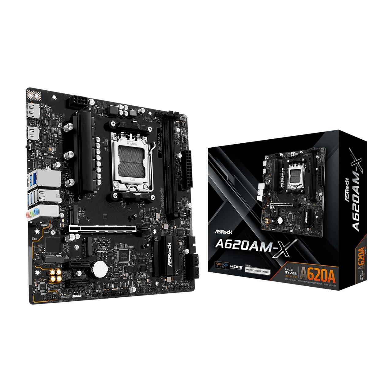 ASRock A620AM-X AM5 mATX HDMI/DP DDR5 (90-MXBSV-A0UAYZ)