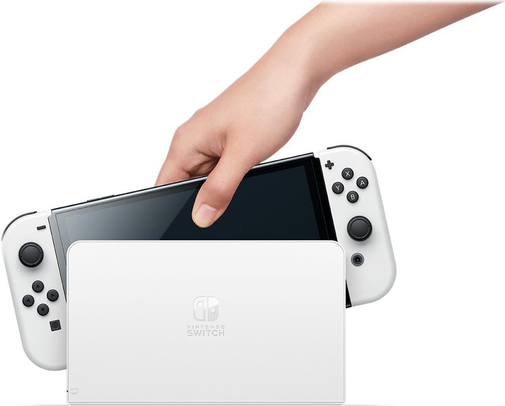 Nintendo Switch OLED Spielkonsole 7" OLED 64 GB Weiß