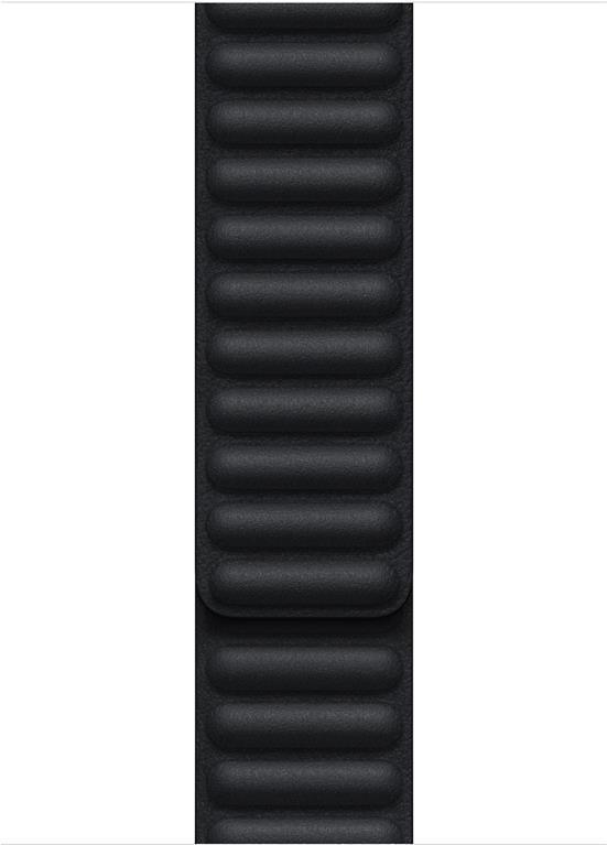 Apple ML813ZM/A Smartwatch-Zubehör Band Schwarz Leder (ML813ZM/A)
