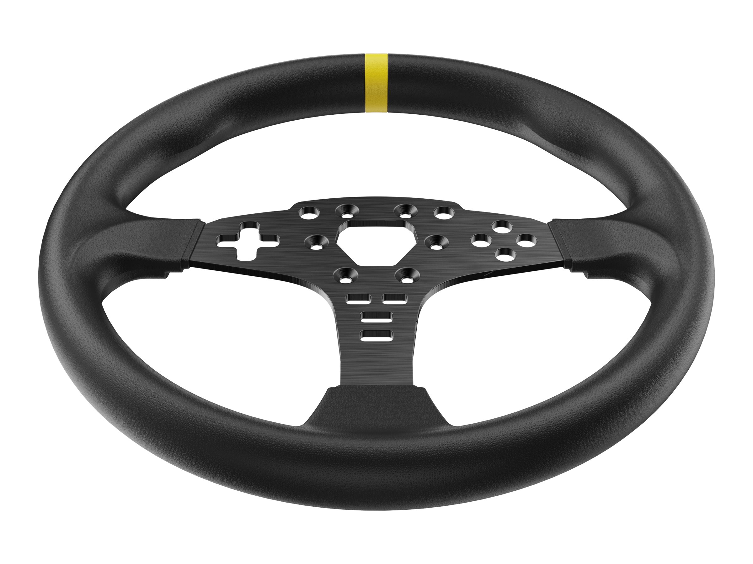 Moza Racing ES 12" Wheel Rim Mod Schwarz