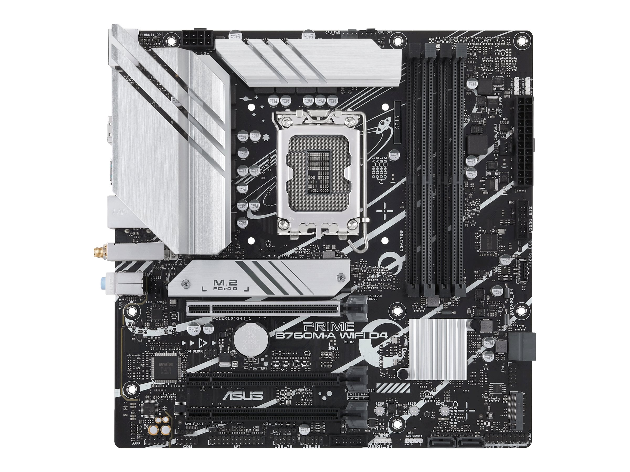 ASUS PRIME B760M-A WIFI D4 Mainboard Micro ATX LGA 1700 DDR4