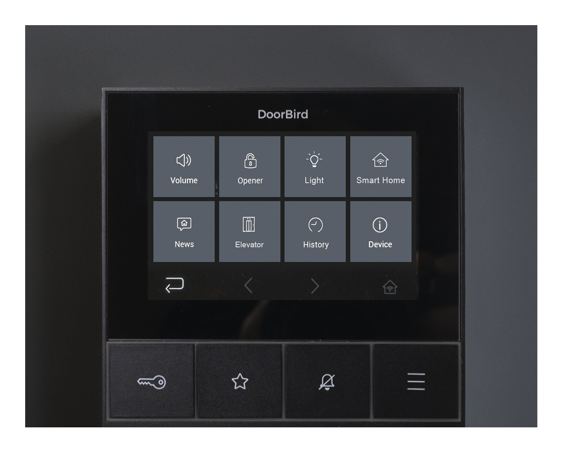 DoorBird A1101 IP Video Innenstation 4" Black Edition