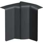 Hager Tehalit SL Inneneck VDI SL20080, graphitschwarz, RAL 9011 verstellbar, 83° - 135°, Material: PC/ABS halogenfrei (SL2008049011)