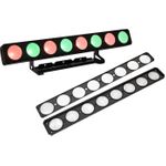 EUROLITE Set LED PMB-8 COB QCL 30W Leiste + Diffusorscheiben RGBW