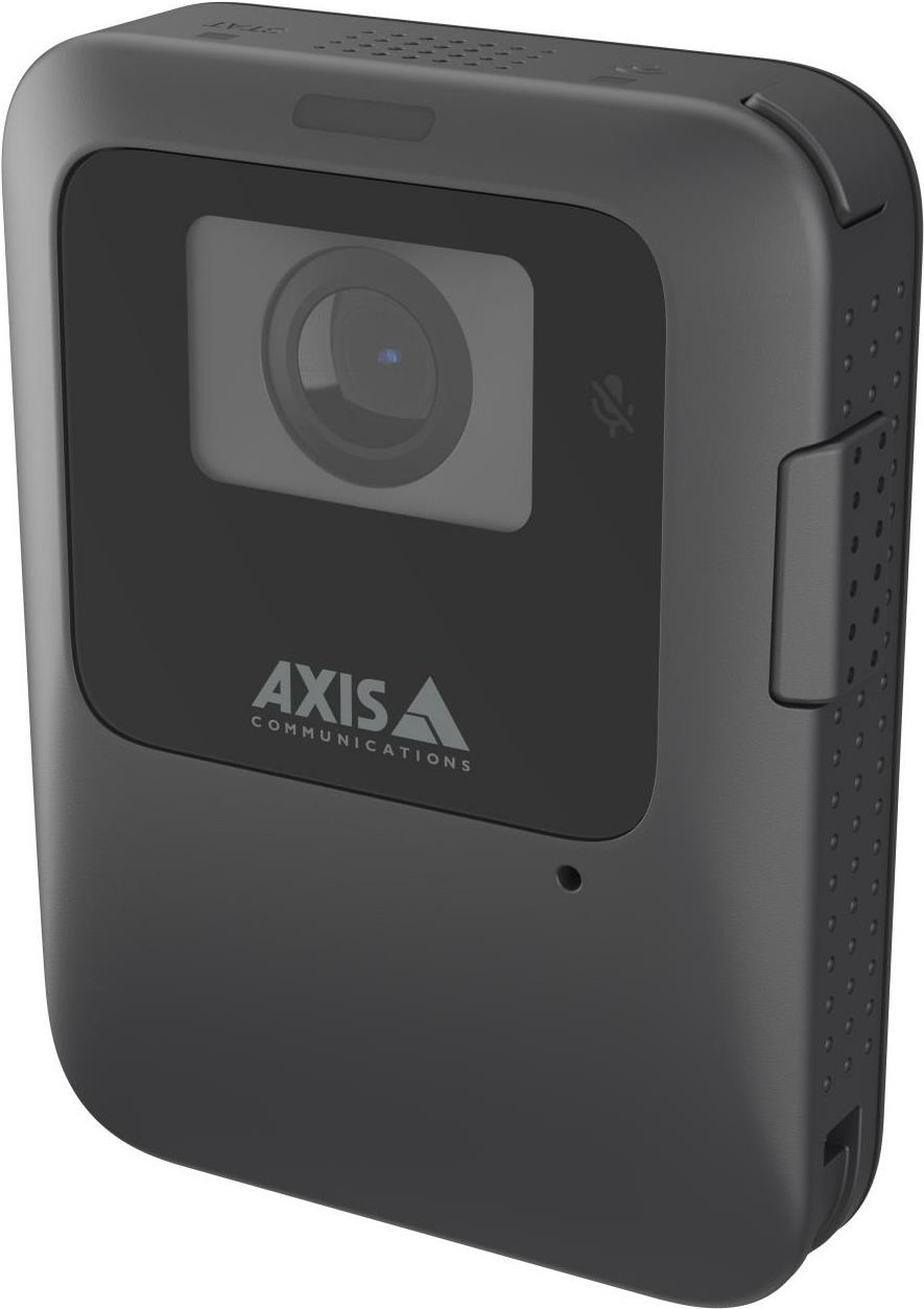 Axis W110 Bodycam für den Oberkörper Kabelgebunden CMOS 1920 x 1080 Pixel Schwarz Akku 0,1 Lux WLAN 802.11a (02680-001)