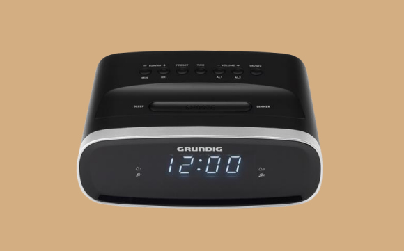 Grundig Sonoclock 1100 Radiowecker FM Schwarz