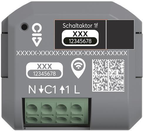 BUSCH JAEGER BJ 62811 U-WL Schaltaktor 1-fach UP Wireless (2CKA006710A0032)