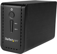 StarTech.com USB 3.1 Dual 3.5" SATA (6Gbit/s) Festplattengehäuse mit RAID (S352BU313R)