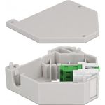 Delock Keystone Jack-DIN-Adapter für Schienenmontage (87192)