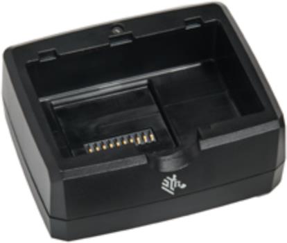 Zebra Akkuladestation, 1-Fach Akkuladestation, 1-Fach, separat bestellen: Verbindungskabel (USB-C), USB-Netzteil, passend für: ZQ220 Plus, ZQ120 Plus, ZR138xx (CHG-MPV-SNGBC1-01)