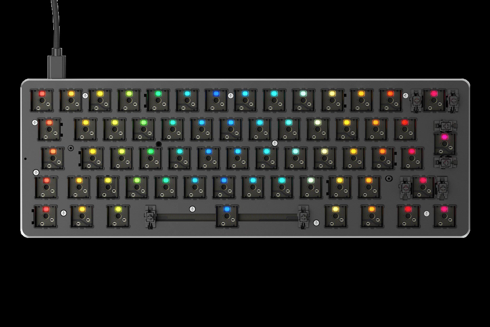 Glorious PC Gaming Race GMMK Barebone-Tastatur (GMMK-COMPACT-BRN)