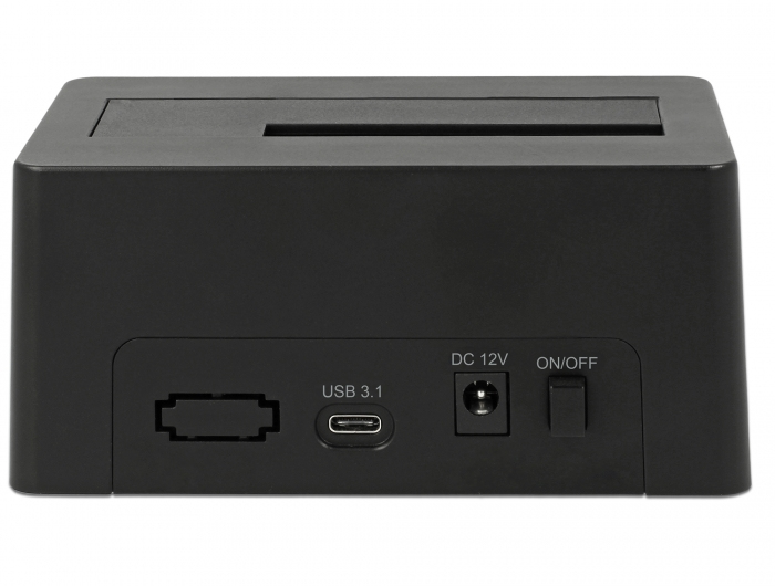Delock 63958 HDD-Dockingstation SATA 6Gb/s USB 3.1 (Gen 2) Schwarz