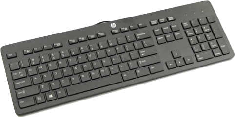HP 803181-L31 USB QWERTY US International Schwarz Tastatur (803181-L31)