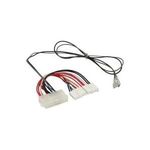 InLine® Strom Adapter intern, 20pol ATX-NT zu P8/P9 AT-Mainboard + Schalter, 20/80cm (26641S)