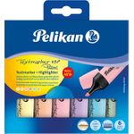 Pelikan Textmarker 490 Pastel/6 Sort. 6 ST im Karton-Etui (817325)