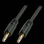 Lindy Premium Audiokabel mit 3,5mm Klinkenstecker, 20m Premium Audiokabel mit vergoldeten Steckern - Ideal um beispielsweise die Lautsprecher des Autos oder auch tragbare Lautsprecher mit dem Smartphone, MP3-Player oder Tablet zu verbinden (35648)