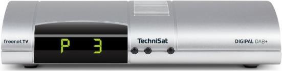 TechniSat DigiPal DAB Digitaler Multimedia Receiver Silber  - Onlineshop JACOB Elektronik