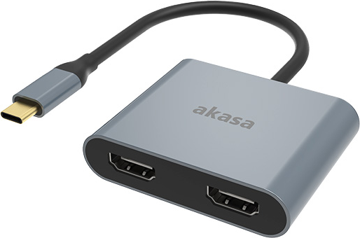 Akasa AK-CBCA26-18BK USB-Grafikadapter Aluminium (AK-CBCA26-18BK)