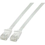 EFB-Elektronik RJ45 Flachpatchkabel Cat.6A U/UTP PVC weiß 5m Hersteller: EFB Elektronik (K8107WS.5)