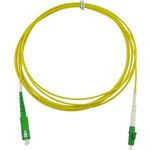 BlueOptics Simplex LWL Patchkabel, LC-APC/SC-APC, 3 Meter, Singlemode E9/125Âµm, G.657.A1, OS2, Eingangsdämpfung: unter 0.2dB, Markenfaser, LSZH gelb, 2.0mm Tube, Keramik Ferrule, inkl. Messprotokoll (SFP2122BU3MM)