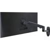 ERGOTRON LX Monitor Arm in Schwarz - Monitor Wandhalterung mit patentierter CF-Technologie für Bildschirme bis 86,40cm (34")  und 3,2-11,3 kg, VESA Standard (45-243-224)
