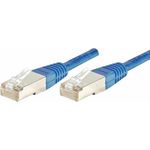 Patchkabel S/FTP, PiMF, CAT.6, blau, 2,0 m Patchkabel mit besonders schmalem Knickschutz (856868)