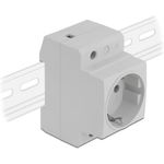 Delock Schutzkontakt-Steckdose für Hutschienenmontage (11469)