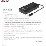 Club 3D CSV-1595 Dockingstation (CSV-1595)