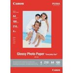 Canon Fotopapier Glossy Photo Paper GP-501 0775B001 DIN A4 210 g/m² 100 Blatt Glänzend (0775B001)