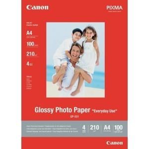 Canon Fotopapier Glossy Photo Paper GP-501 0775B001 DIN A4 210 g/m² 100 Blatt...