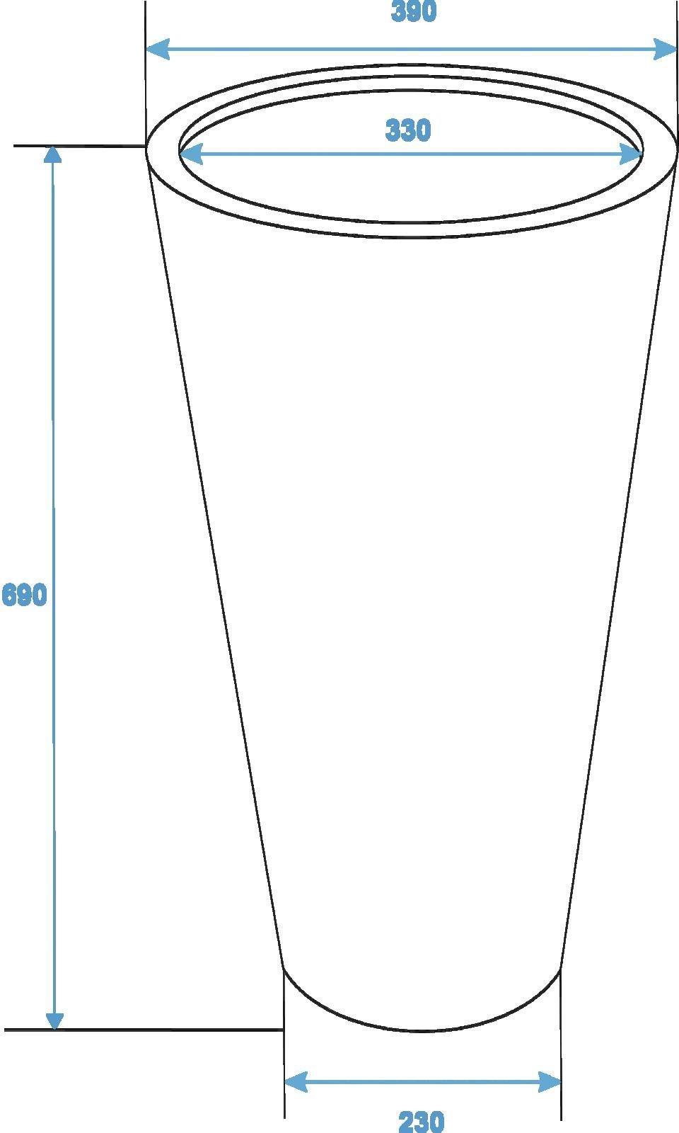 EUROPALMS LEICHTSIN ELEGANCE-69, braun, glänzend (83011860)