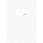 HERMA Heftschoner, DIN A4, aus PP, weiß gedeckt mit Strukturprägung, mit Beschriftungsetikett - 25 Stück (7440)