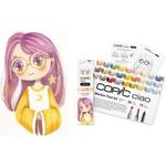 COPIC Ciao Sunset Palette Starter Layoutmarker-Set farbsortiert 1,0 + 6,0 mm, 1 Set (220750208)