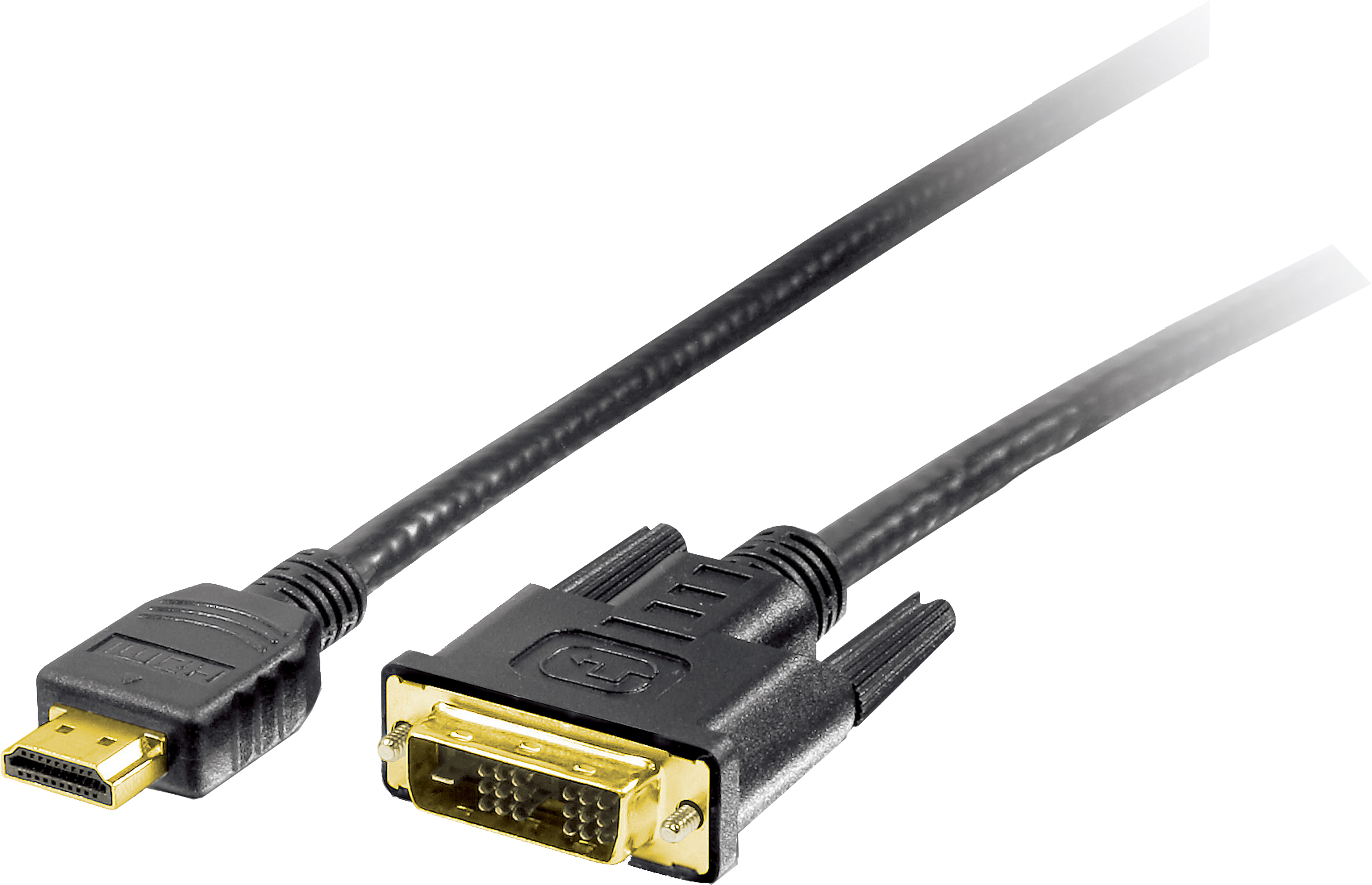 equip Digital Data HDMI-DVI Kabel 3 m Schwarz