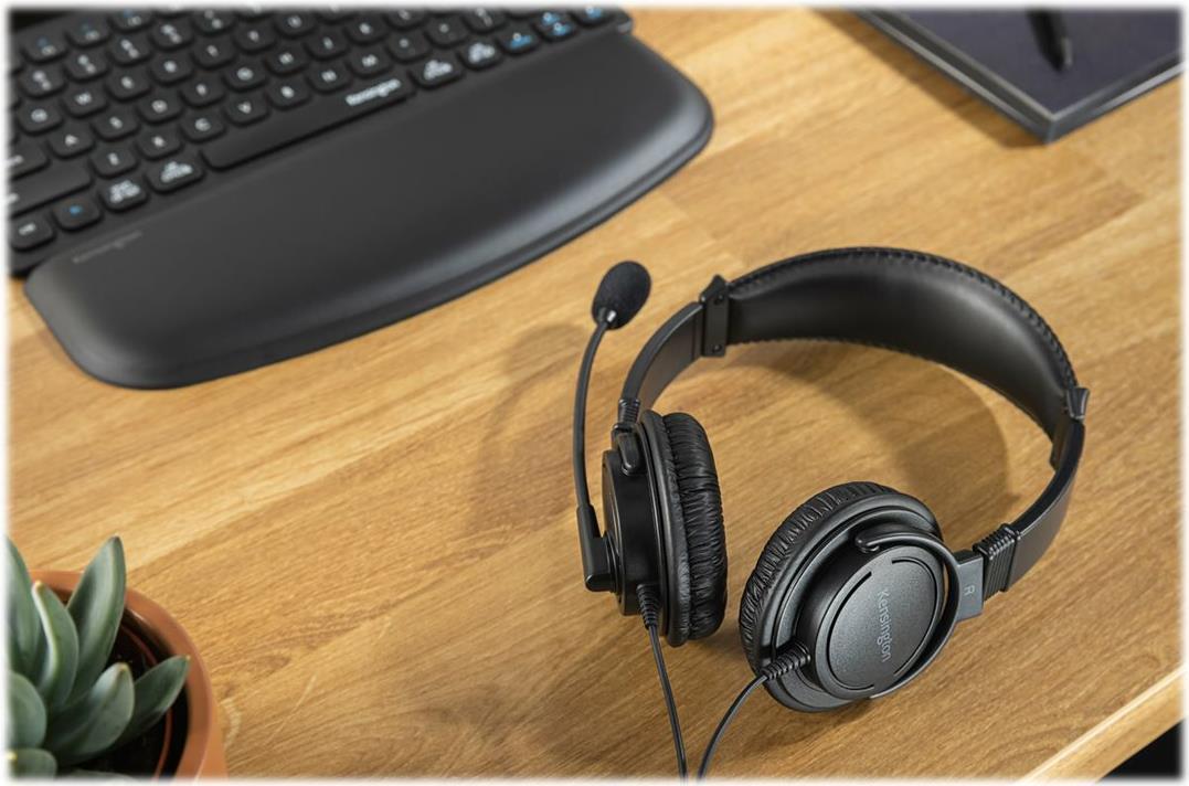 Kensington Hi-Fi USB-C Headset mit Mikrofon Schwarz
