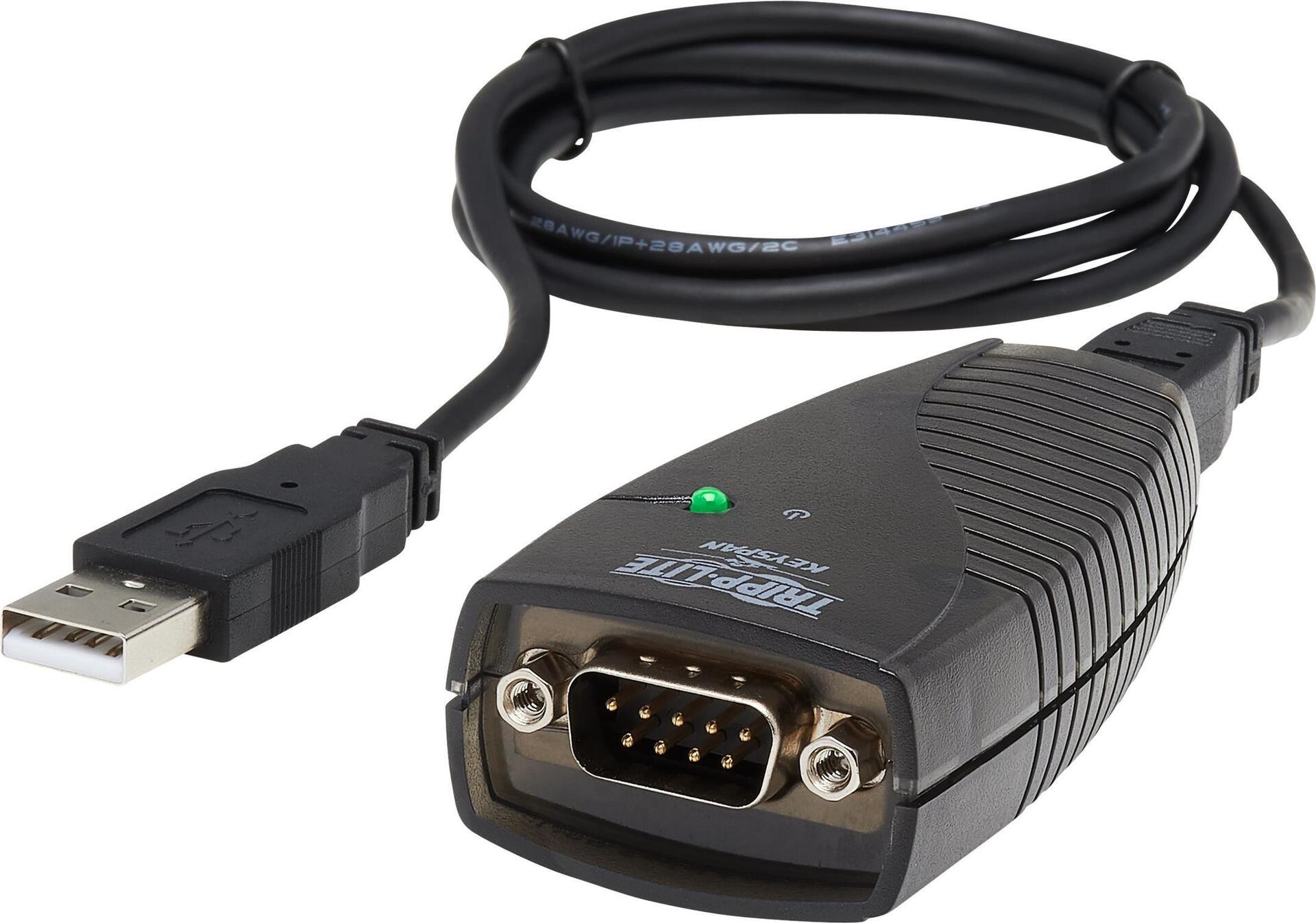 Keyspan USA-19HS Serieller Adapter USB-A auf DB9 RS232 0,91 m Schwarz
