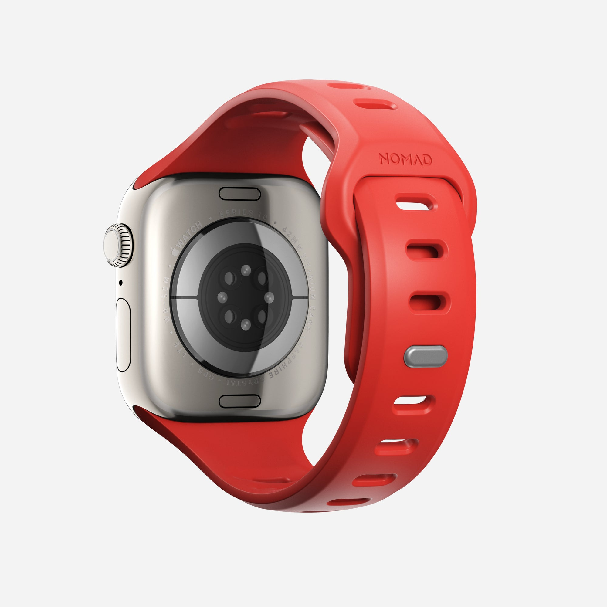 Nomad Tempo Band 42 mm Gummi Coral