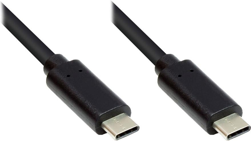 Exsys EX-K1585-0.2 USB-C Kabel 0,2 m USB 3.2 Gen 1 Schwarz