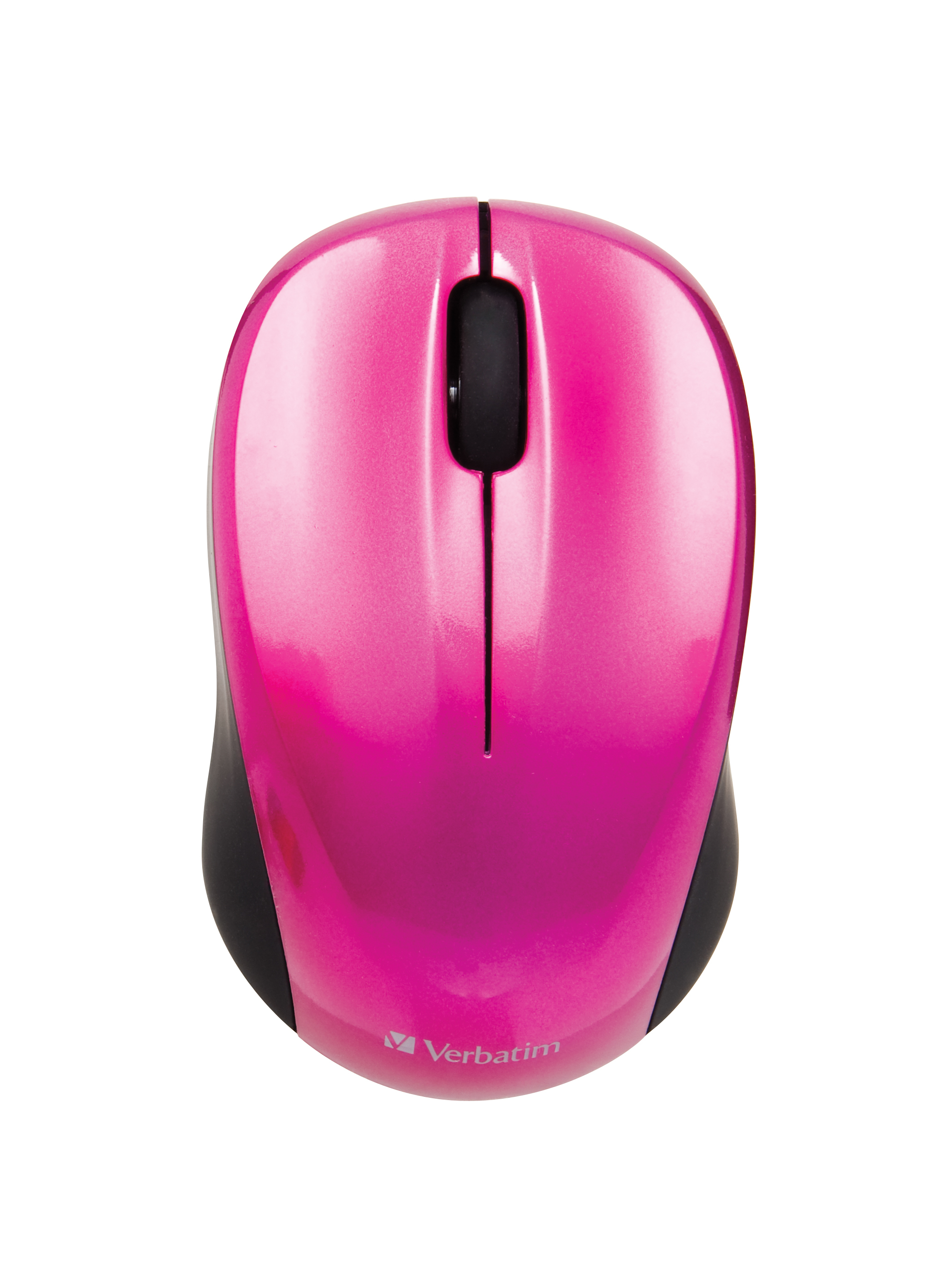 Verbatim GO NANO Kabellose Maus 1600 DPI 3 Tasten Hot Pink
