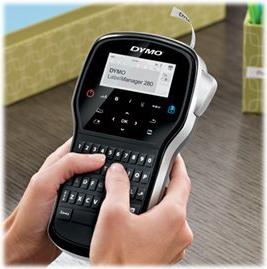 DYMO LabelMANAGER 280 Etikettendrucker 180 dpi Schwarz, Silber