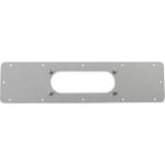 RESISTER Kabeleinlass-Flanschplatte Edelstahl für PRO Netzwerkschränke 600 mm (90RRWVIPKE2ES)