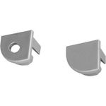 EUROLITE Endkappen für Eck-Profil silber (51210877)