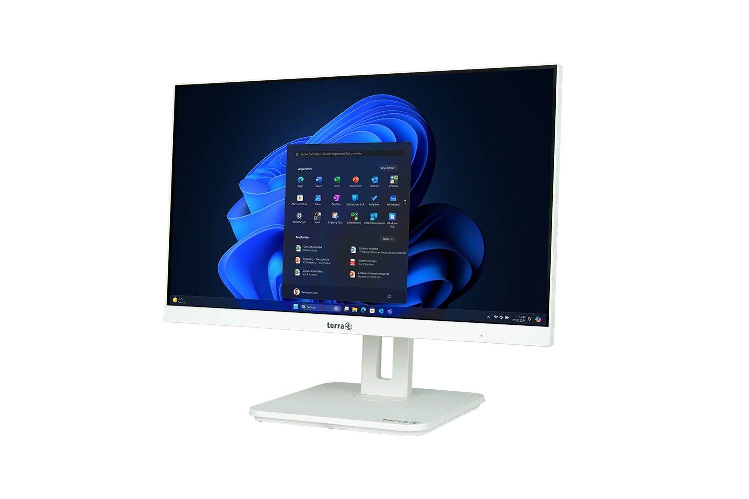 TERRA GREENLINE 2410HA All-in-One PC 23,8" Intel Core i5-12400 16 GB RAM 500 GB SSD Weiß